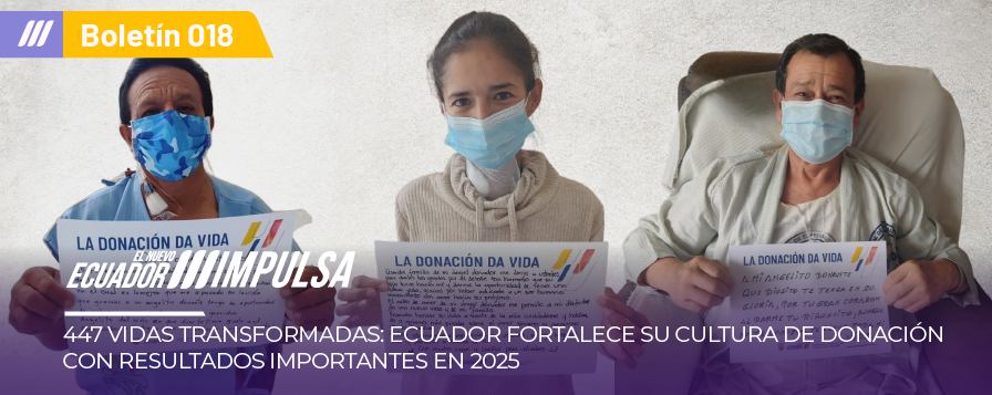 447 personas mejoran su calidad de vida gracias a la donación